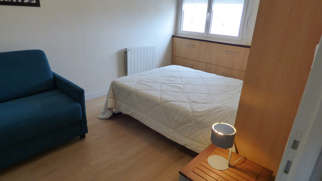 Appartement 1 chambre – 4 personnes – parking privatif – face mer – secteur estacade – école de voile