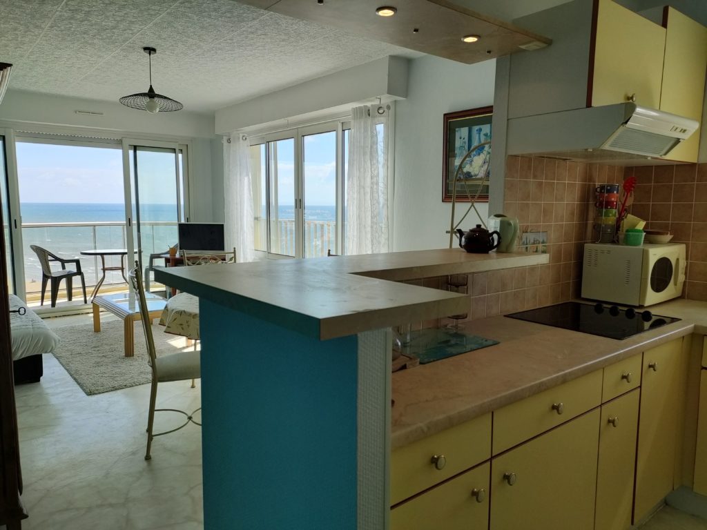 Vue époustouflante sur la mer – Appartement 1 chambre – 4 personnes