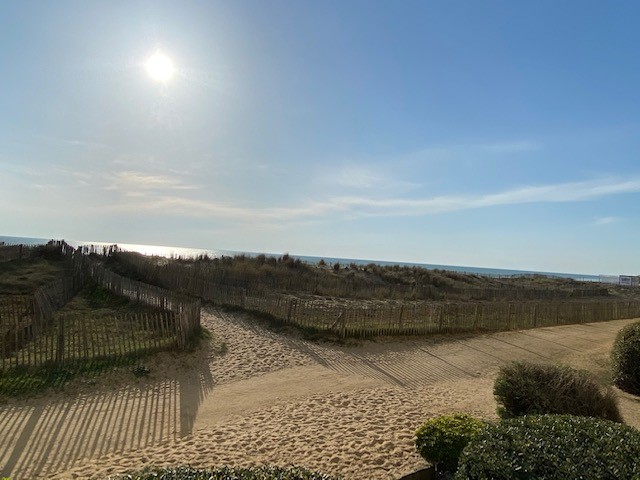 Logement face océan 4/6 personnes vue imprenable sur la dune et l’océan