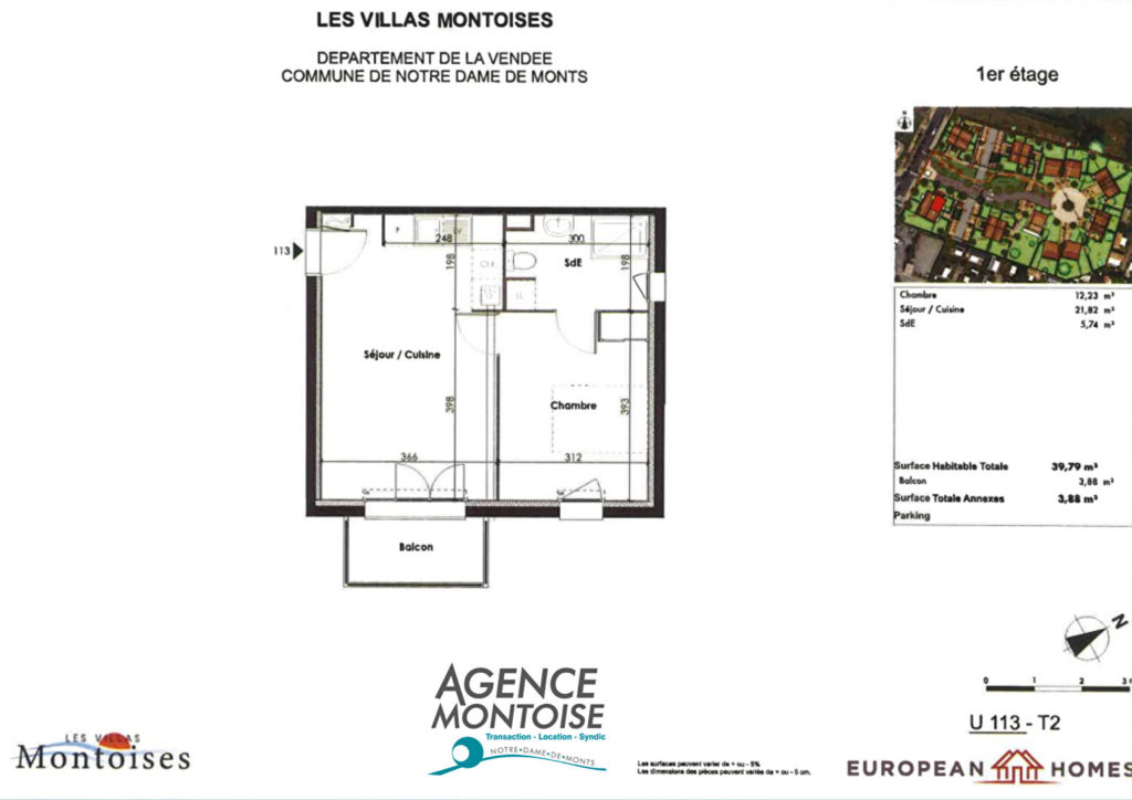 Appartement Notre Dame De Monts 2 pièce(s) 40m2