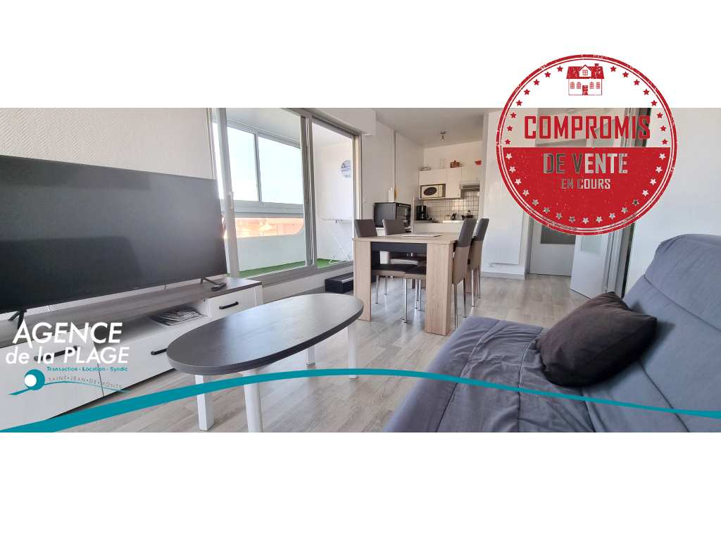 T2 à vendre – vue latérale mer – 2 balcons