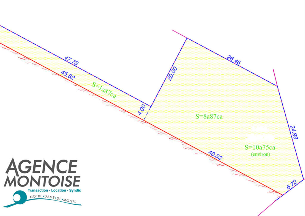 Terrain Notre Dame De Monts 1074 m2