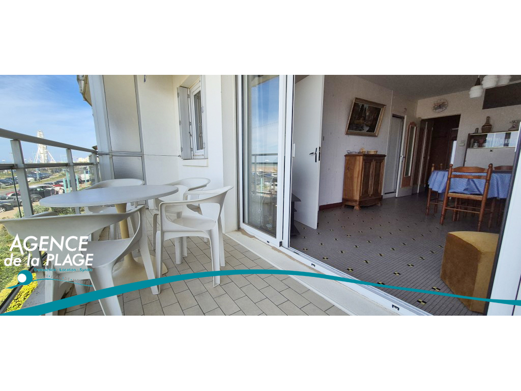 Appartement à vendre à Saint Jean De Monts – T3 FACE MER – parking et cave